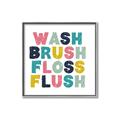 Picture of Wash Brush Floss II _GroupedProduct_Square_Mini_ _GroupedProduct_Square_Canvas_Framed_