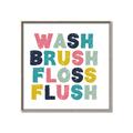 Picture of Wash Brush Floss II _GroupedProduct_Square_Mini_ _GroupedProduct_Square_Canvas_Framed_