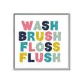 Picture of Wash Brush Floss II _GroupedProduct_Square_Mini_ _GroupedProduct_Square_Canvas_Framed_