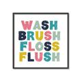 Picture of Wash Brush Floss II _GroupedProduct_Square_Mini_ _GroupedProduct_Square_Canvas_Framed_
