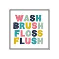 Picture of Wash Brush Floss II _GroupedProduct_Square_Mini_ _GroupedProduct_Square_Canvas_Framed_