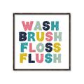 Picture of Wash Brush Floss II _GroupedProduct_Square_Mini_ _GroupedProduct_Square_Canvas_Framed_