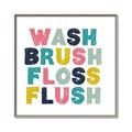 Picture of Wash Brush Floss II _GroupedProduct_Square_Mini_ _GroupedProduct_Square_Canvas_Framed_