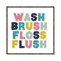 Picture of Wash Brush Floss II _GroupedProduct_Square_Mini_ _GroupedProduct_Square_Canvas_Framed_