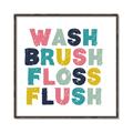 Picture of Wash Brush Floss II _GroupedProduct_Square_Mini_ _GroupedProduct_Square_Canvas_Framed_