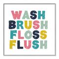 Picture of Wash Brush Floss II _GroupedProduct_Square_Mini_ _GroupedProduct_Square_Canvas_Framed_