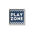 Picture of Play Zone Blue  _GroupedProduct_Square_Mini_ _GroupedProduct_Square_Canvas_Framed_