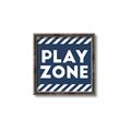Picture of Play Zone Blue  _GroupedProduct_Square_Mini_ _GroupedProduct_Square_Canvas_Framed_