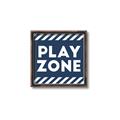 Picture of Play Zone Blue  _GroupedProduct_Square_Mini_ _GroupedProduct_Square_Canvas_Framed_