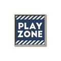 Picture of Play Zone Blue  _GroupedProduct_Square_Mini_ _GroupedProduct_Square_Canvas_Framed_