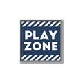 Picture of Play Zone Blue  _GroupedProduct_Square_Mini_ _GroupedProduct_Square_Canvas_Framed_