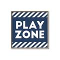 Picture of Play Zone Blue  _GroupedProduct_Square_Mini_ _GroupedProduct_Square_Canvas_Framed_