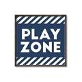 Picture of Play Zone Blue  _GroupedProduct_Square_Mini_ _GroupedProduct_Square_Canvas_Framed_