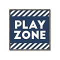 Picture of Play Zone Blue  _GroupedProduct_Square_Mini_ _GroupedProduct_Square_Canvas_Framed_