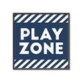 Picture of Play Zone Blue  _GroupedProduct_Square_Mini_ _GroupedProduct_Square_Canvas_Framed_