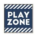 Picture of Play Zone Blue  _GroupedProduct_Square_Mini_ _GroupedProduct_Square_Canvas_Framed_