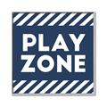 Picture of Play Zone Blue  _GroupedProduct_Square_Mini_ _GroupedProduct_Square_Canvas_Framed_