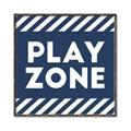 Picture of Play Zone Blue  _GroupedProduct_Square_Mini_ _GroupedProduct_Square_Canvas_Framed_