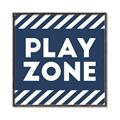 Picture of Play Zone Blue  _GroupedProduct_Square_Mini_ _GroupedProduct_Square_Canvas_Framed_