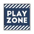Picture of Play Zone Blue  _GroupedProduct_Square_Mini_ _GroupedProduct_Square_Canvas_Framed_