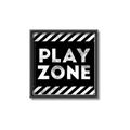 Picture of Play Zone Black  _GroupedProduct_Square_Mini_ _GroupedProduct_Square_Canvas_Framed_
