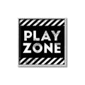 Picture of Play Zone Black  _GroupedProduct_Square_Mini_ _GroupedProduct_Square_Canvas_Framed_
