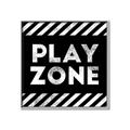 Picture of Play Zone Black  _GroupedProduct_Square_Mini_ _GroupedProduct_Square_Canvas_Framed_