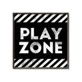 Picture of Play Zone Black  _GroupedProduct_Square_Mini_ _GroupedProduct_Square_Canvas_Framed_