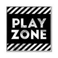 Picture of Play Zone Black  _GroupedProduct_Square_Mini_ _GroupedProduct_Square_Canvas_Framed_