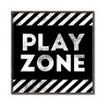 Picture of Play Zone Black  _GroupedProduct_Square_Mini_ _GroupedProduct_Square_Canvas_Framed_