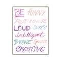 Picture of Be Funny  _GroupedProduct_Rectangle_Portrait_Mini_ _GroupedProduct_Rectangle_Portrait_Canvas_Framed_