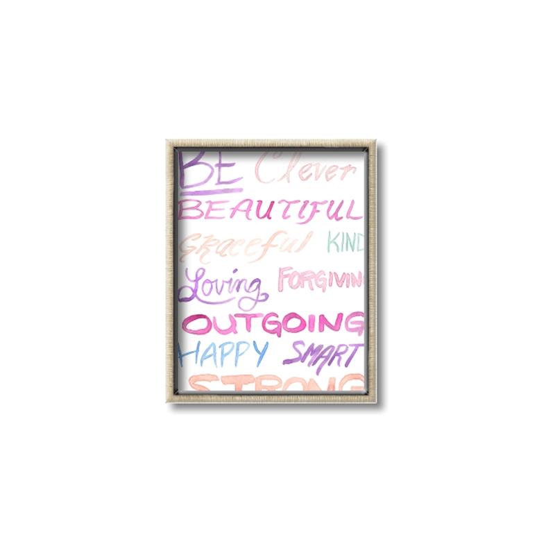 Picture of Be Clever _GroupedProduct_Rectangle_Portrait_Mini_ _GroupedProduct_Rectangle_Portrait_Canvas_Framed_