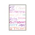 Picture of Be Clever _GroupedProduct_Rectangle_Portrait_Mini_ _GroupedProduct_Rectangle_Portrait_Canvas_Framed_