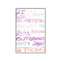 Picture of Be Clever _GroupedProduct_Rectangle_Portrait_Mini_ _GroupedProduct_Rectangle_Portrait_Canvas_Framed_