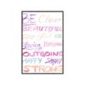 Picture of Be Clever _GroupedProduct_Rectangle_Portrait_Mini_ _GroupedProduct_Rectangle_Portrait_Canvas_Framed_