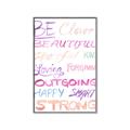 Picture of Be Clever _GroupedProduct_Rectangle_Portrait_Mini_ _GroupedProduct_Rectangle_Portrait_Canvas_Framed_
