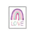 Picture of Love Rainbow _GroupedProduct_Rectangle_Portrait_Mini_ _GroupedProduct_Rectangle_Portrait_Canvas_Framed_