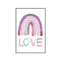 Picture of Love Rainbow _GroupedProduct_Rectangle_Portrait_Mini_ _GroupedProduct_Rectangle_Portrait_Canvas_Framed_