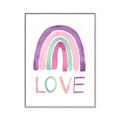 Picture of Love Rainbow _GroupedProduct_Rectangle_Portrait_Mini_ _GroupedProduct_Rectangle_Portrait_Canvas_Framed_