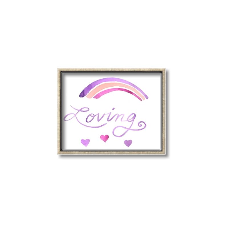 Picture of Loving Rainbow _GroupedProduct_Rectangle_Landscape_Mini_ _GroupedProduct_Rectangle_Landscape_Canvas_Framed_
