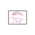 Picture of Loving Rainbow _GroupedProduct_Rectangle_Landscape_Mini_ _GroupedProduct_Rectangle_Landscape_Canvas_Framed_
