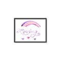Picture of Loving Rainbow _GroupedProduct_Rectangle_Landscape_Mini_ _GroupedProduct_Rectangle_Landscape_Canvas_Framed_