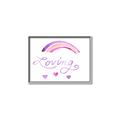 Picture of Loving Rainbow _GroupedProduct_Rectangle_Landscape_Mini_ _GroupedProduct_Rectangle_Landscape_Canvas_Framed_