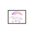 Picture of Loving Rainbow _GroupedProduct_Rectangle_Landscape_Mini_ _GroupedProduct_Rectangle_Landscape_Canvas_Framed_