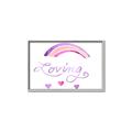 Picture of Loving Rainbow _GroupedProduct_Rectangle_Landscape_Mini_ _GroupedProduct_Rectangle_Landscape_Canvas_Framed_
