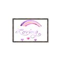 Picture of Loving Rainbow _GroupedProduct_Rectangle_Landscape_Mini_ _GroupedProduct_Rectangle_Landscape_Canvas_Framed_