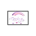 Picture of Loving Rainbow _GroupedProduct_Rectangle_Landscape_Mini_ _GroupedProduct_Rectangle_Landscape_Canvas_Framed_