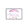 Picture of Loving Rainbow _GroupedProduct_Rectangle_Landscape_Mini_ _GroupedProduct_Rectangle_Landscape_Canvas_Framed_