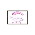 Picture of Loving Rainbow _GroupedProduct_Rectangle_Landscape_Mini_ _GroupedProduct_Rectangle_Landscape_Canvas_Framed_