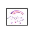 Picture of Loving Rainbow _GroupedProduct_Rectangle_Landscape_Mini_ _GroupedProduct_Rectangle_Landscape_Canvas_Framed_